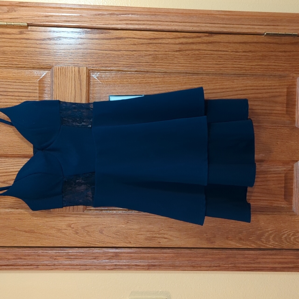 Navy blue semi formal dress